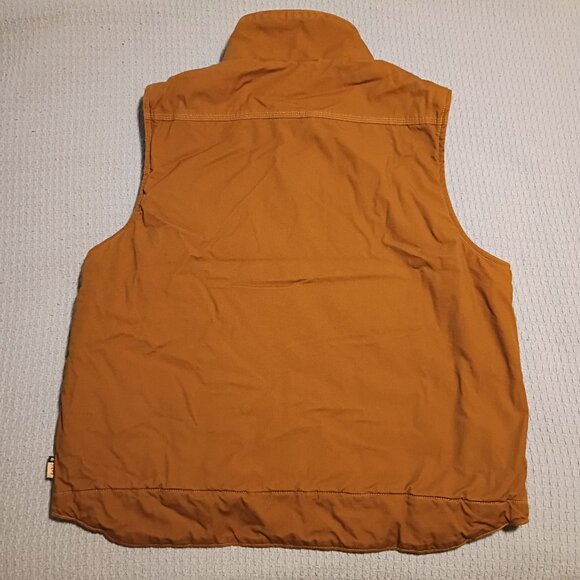 Carhartt Vest for Men XL Brown, FR Fire Resistant Duck Insulated Workwear - Picture 7 of 8